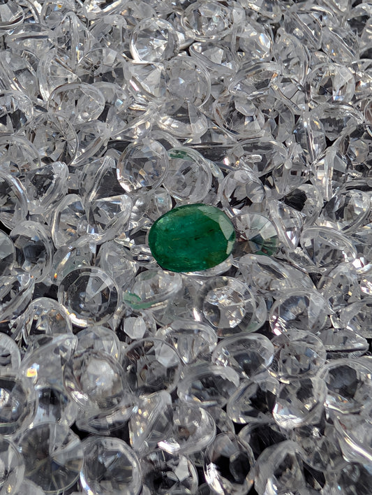 Émeraude Naturelle Africaine — 1,19 ct — Oval Mixed Cut — Certifiée IGI